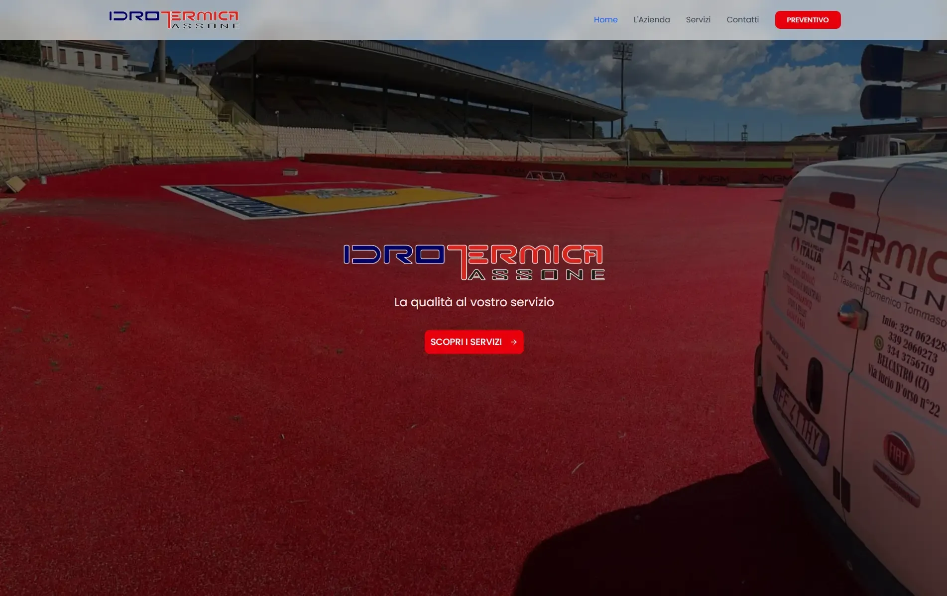 Hydrothermal Company Website: Vue.js Single Page Application